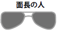 面長の人