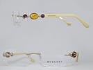 BVLGARI ブルガリ 2127B シルバー×ベージュメガネフレーム 眼鏡