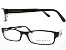 BVLGARI ブルガリ 3001 ブラックメガネフレーム・眼鏡