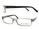 BVLGARI ブルガリ 3001 グレースケルトン×ブラックメガネフレーム・眼鏡