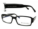 BVLGARI ブルガリ 332 ブラックメガネフレーム・眼鏡