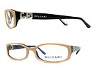 BVLGARI ブルガリ 4016B ベージュ×ブラックメガネフレーム 眼鏡