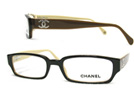 CHANEL シャネル 3075Bブラウン×ベージュメガネフレーム　眼鏡