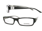 CHANEL シャネル 3105ブラック×クリアパープルメガネフレーム　眼鏡