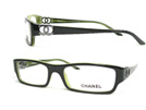 CHANEL シャネル 3105ブラック×クリアグリーンメガネフレーム　眼鏡