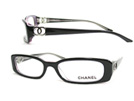 CHANEL シャネル 3106ブラック×クリアパープルメガネフレーム　眼鏡