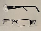 Chloe クロエ 1141 マットブラックステンレスメガネフレーム 眼鏡
