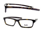 D&G 1133 ロゴあり鼈甲メガネフレーム・眼鏡