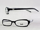 D&G 1137 ロゴありブラックメガネフレーム・眼鏡