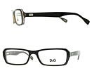 D&G ディーアンドジー 1225 ブラック×グレースケルトンメガネフレーム 眼鏡