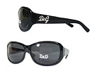 D&G ディーアンドジー 3020B ラインストーンブラックサングラス