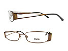 D&G ディーアンドジー 5011　ロゴありブロンズメガネフレーム　眼鏡