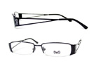 D&G ディーアンドジー 5027　ブラックステンレスメガネフレーム　眼鏡 □■値下げ■□
