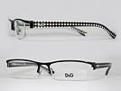 D&G ディーアンドジー 5095 ブラックチェック柄メガネフレーム 眼鏡