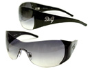 D&G ディーアンドジー 8037B ロゴありグラデーションブラックサングラス