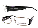 DOLCE&GABBANA ドルチェ&ガッバーナ 1137 ブラック×シルバーメガネフレーム・眼鏡