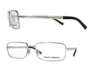 DOLCE&GABBANA ドルチェ&ガッバーナ 1154 シルバーメガネフレーム 眼鏡 □■値下げ■□