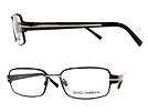 DOLCE&GABBANA ドルチェ&ガッバーナ 1161 ブラック×シルバーメタルメガネフレーム 眼鏡