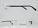 DOLCE&GABBANA ドルチェ＆ガッバーナ 1222 シルバー×ブラックメガネフレーム 眼鏡