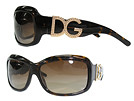 DOLCE&GABBANA ドルチェ&ガッバーナ 4028B グラデーションブラウンサングラス ラインストーン
