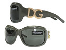 DOLCE&GABBANA ドルチェ&ガッバーナ 4028B カーキ×ブラックサングラス ラインストーン □■値下げ■□