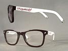 DSQUARED2 ディースクエアード 5005 ブラウン×ホワイトメガネフレーム 眼鏡 □■値下げ■□
