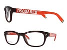 DSQUARED2 ディースクエアード 5006 ブラウン×レッドメガネフレーム 眼鏡
