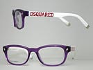 DSQUARED2 ディースクエアード 5006 パープル×ホワイトメガネフレーム 眼鏡