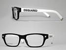 DSQUARED2 ディースクエアード 5031 ブラック×ホワイトメガネフレーム 眼鏡