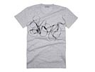 10春夏 プリント半袖Tシャツ グレー