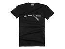 10春夏 プリント半袖Tシャツ ブラック