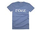 '10春夏  プリント半袖Tシャツ ライトブルー
