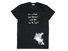 '10秋冬 プリント半袖Tシャツ ブラック