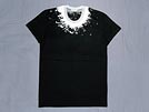 '10秋冬 プリント半袖Tシャツ ブラック