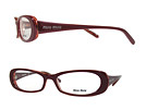miu miu ミュウミュウ 06FV レッドメガネフレーム 眼鏡