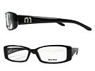 miu miu ミュウミュウ 16FV ブラックメガネフレーム 眼鏡