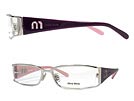 miu miu ミュウミュウ 55FV パープルメガネフレーム 眼鏡