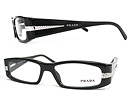 PRADA プラダ 12HVブラックメガネフレーム 眼鏡