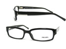 PRADA プラダ 15HVブラックメガネフレーム 眼鏡