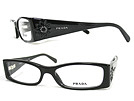 PRADA プラダ 18HVブラックメガネフレーム 眼鏡