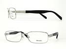 PRADA プラダ 50OV シルバー×ブラックメガネフレーム 眼鏡