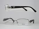 PRADA プラダ 52NV シルバー×ブラックメガネフレーム 眼鏡