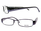 PRADA　プラダ　53H　ロゴありツートーンブラックメガネフレーム・眼鏡