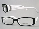 VERSACE ヴェルサーチ 3091B ブラック×ホワイトメガネフレーム