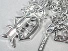 POLICE ポリス 21917PSS 「P」シルバーネックレス