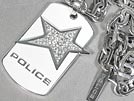 POLICE ポリス 21993PSW ドッグタグネックレス ホワイト