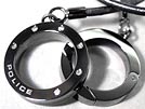 POLICE ポリス 22813PLB レザーリングネックレス