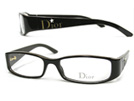 Christian Dior クリスチャン・ディオール 3100ブラックXベージュメガネフレーム 眼鏡