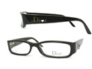 Christian Dior クリスチャン・ディオール 3123ブラック×ベージュメガネフレーム 眼鏡