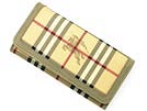 BURBERRY バーバリー '11春夏 3729193 型押しレザー長財布 チェック柄ベージュ